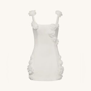 JW PEI white floral mini dress